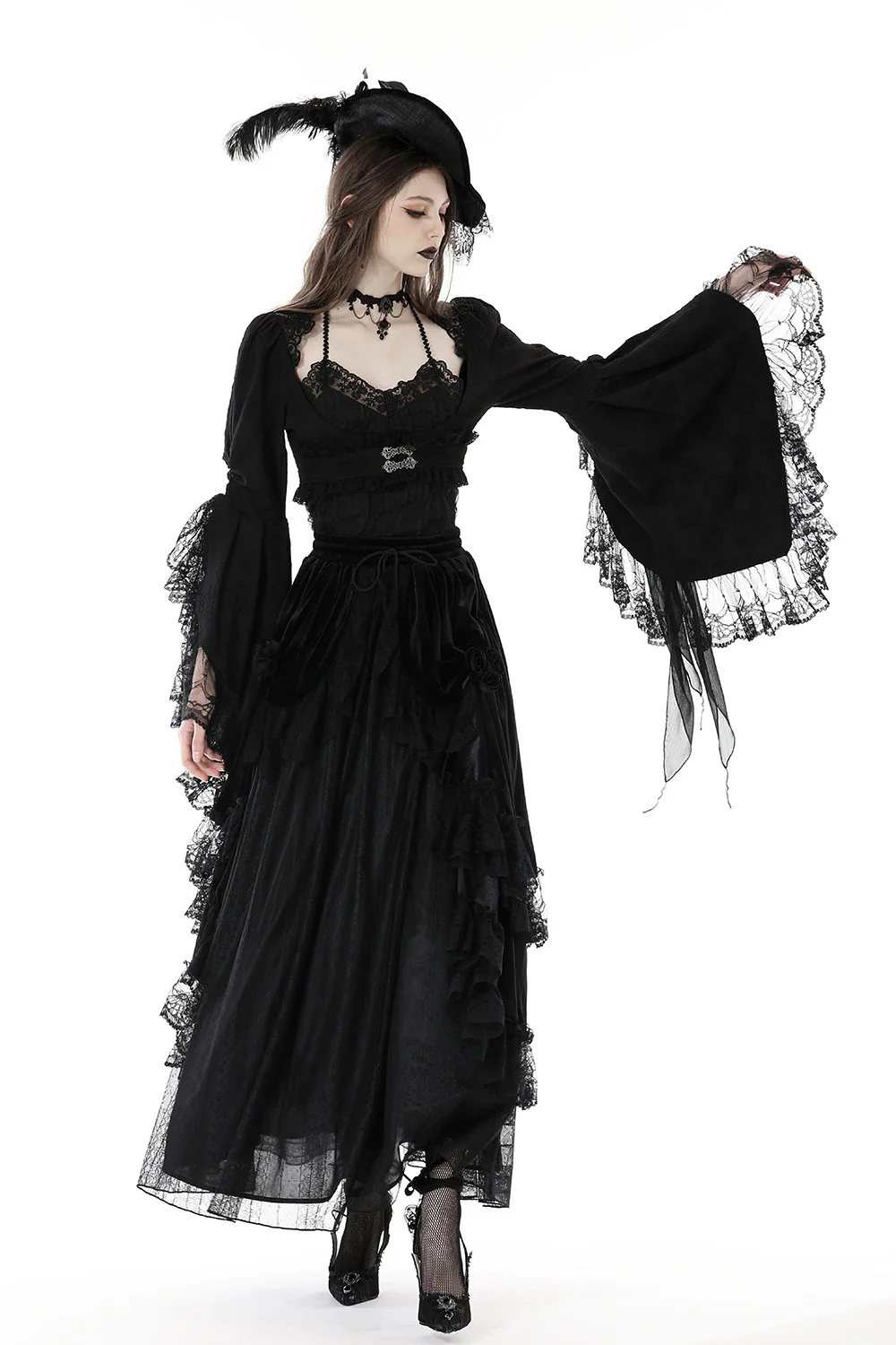 Vampiren Victorian Goth Bolero - Image 2