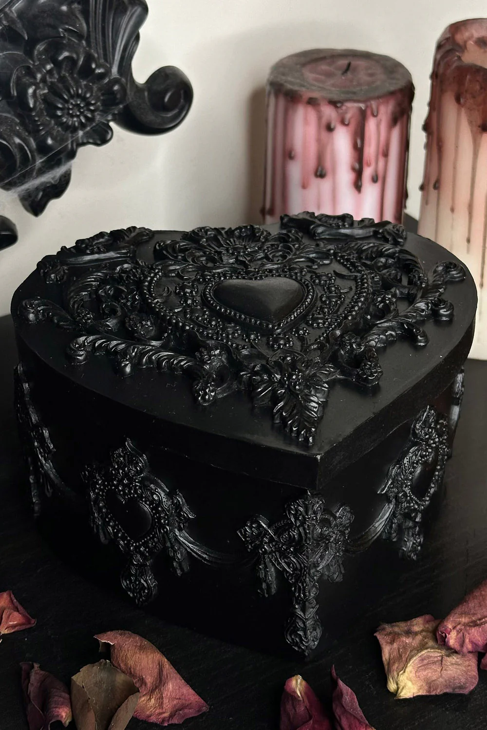Vanity Valentine Heart Shaped Box