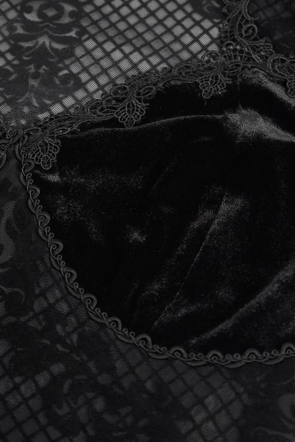 Versailles Sheer Flared Blouse - Image 11