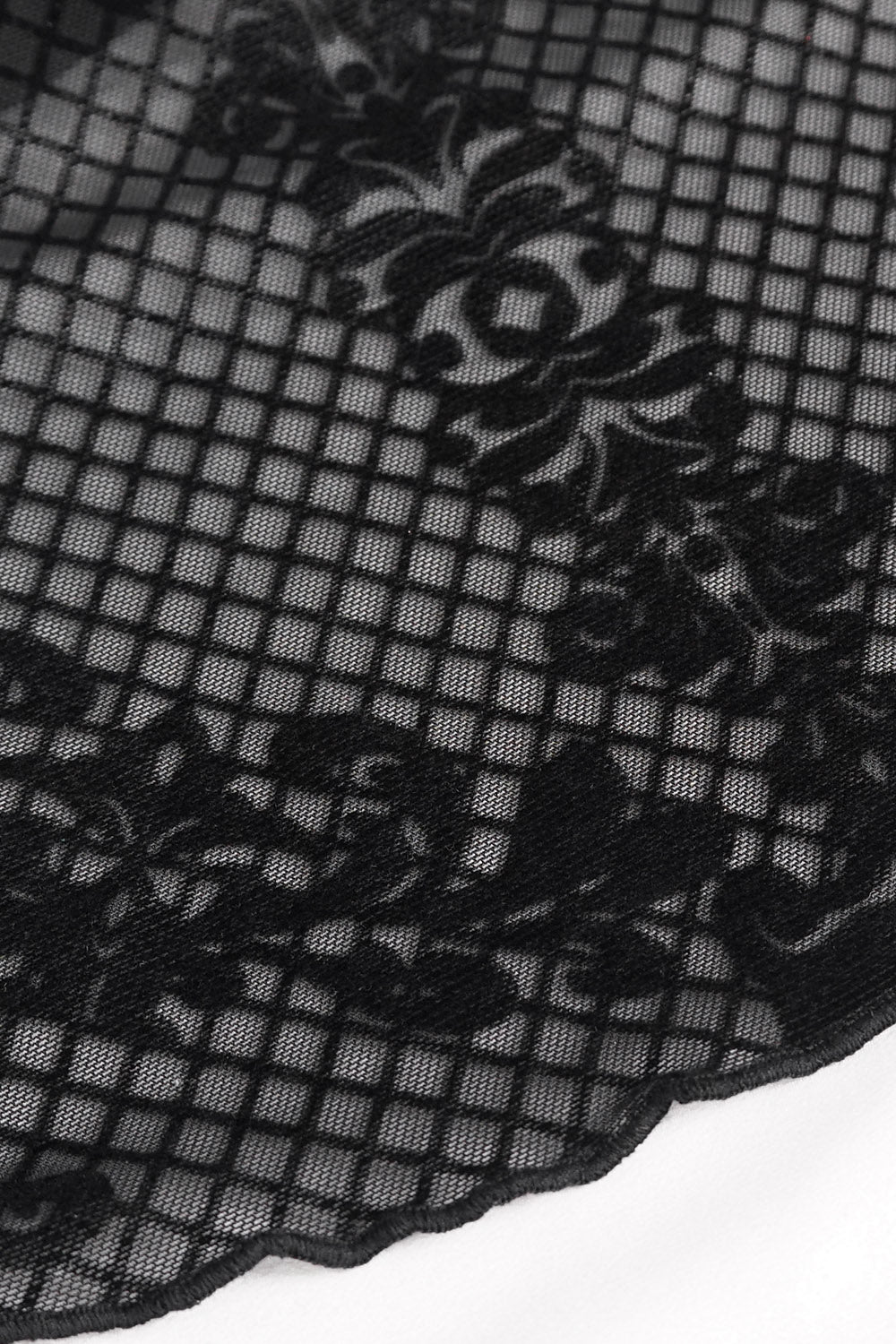 Versailles Sheer Flared Blouse - Image 12