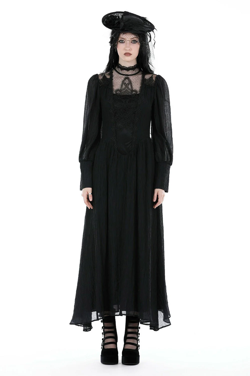 Victorian Funeral Dress - Image 4