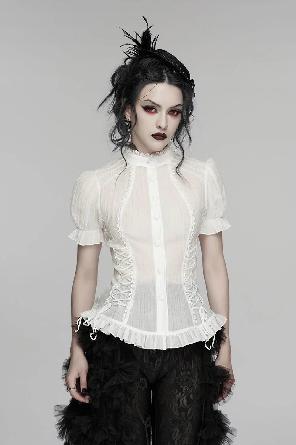Victorian Ghost Blouse [White]