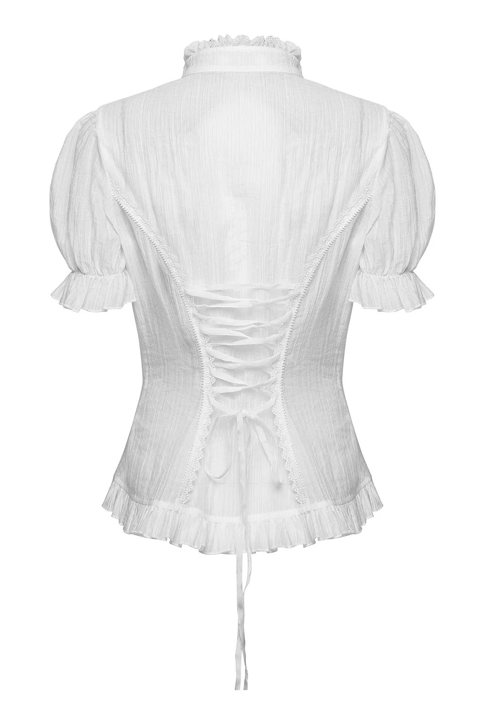 Victorian Ghost Blouse [White] - Image 7