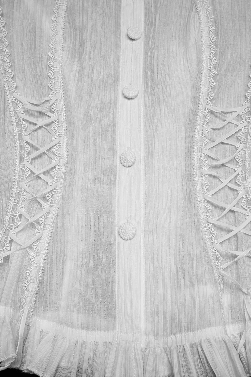 Victorian Ghost Blouse [White] - Image 8