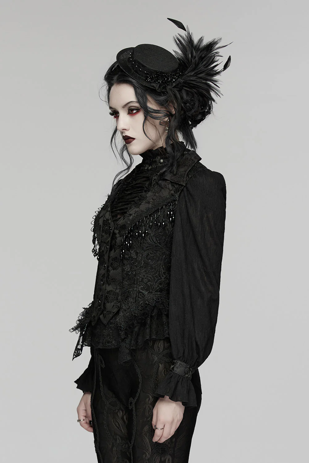 Victorian Manor Beaded Vest - Image 2