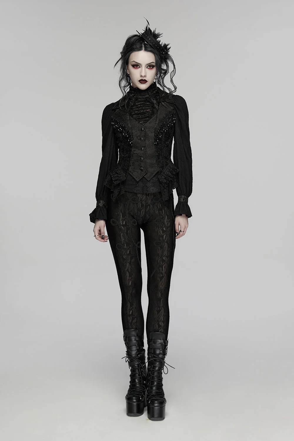 Victorian Manor Beaded Vest - Image 3