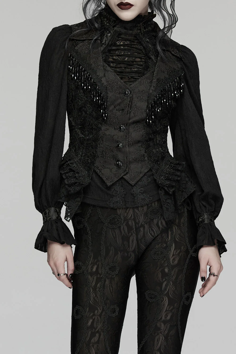 Victorian Manor Beaded Vest - Image 4