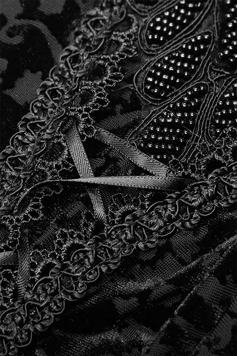 Victorian Massacre Velvet Leggings - Image 8
