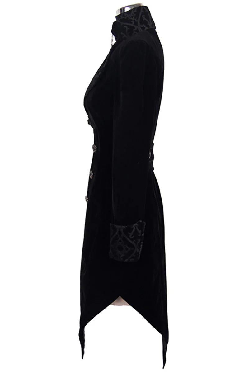 Victorian Vampress Coat [BLACK] - Image 8
