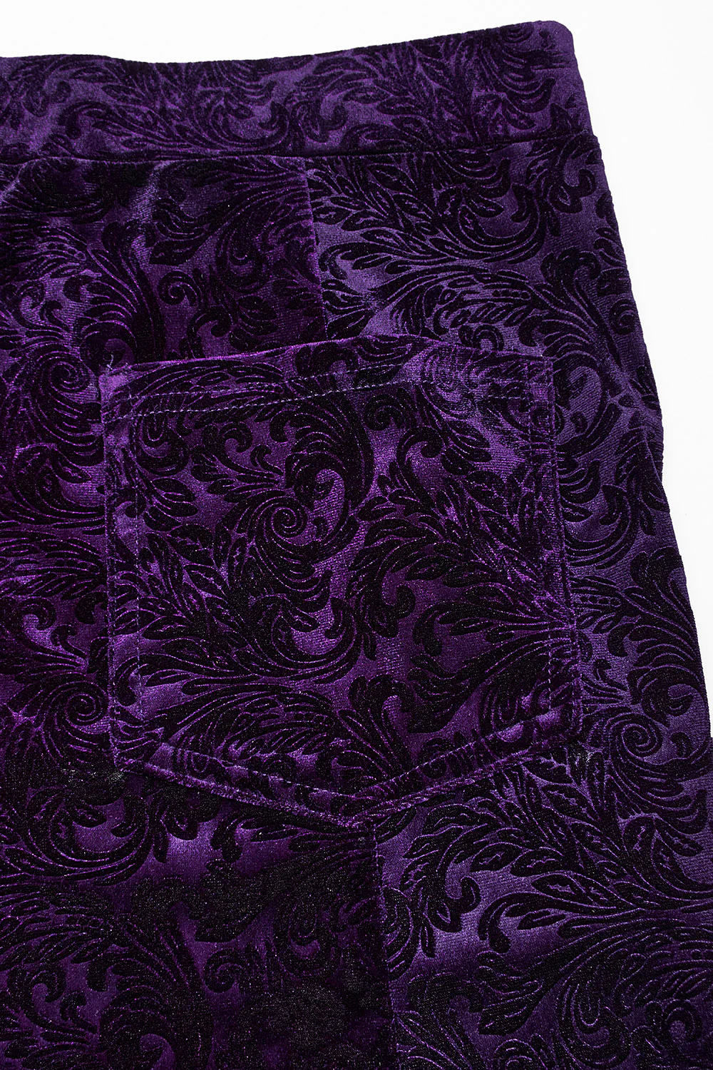 Violet Velvet Bell Bottoms [PURPLE] - Image 9