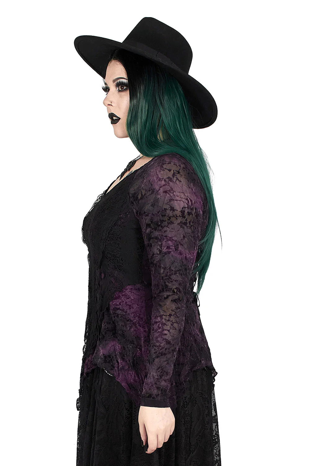 Violet Witch Tattered Top - Image 4