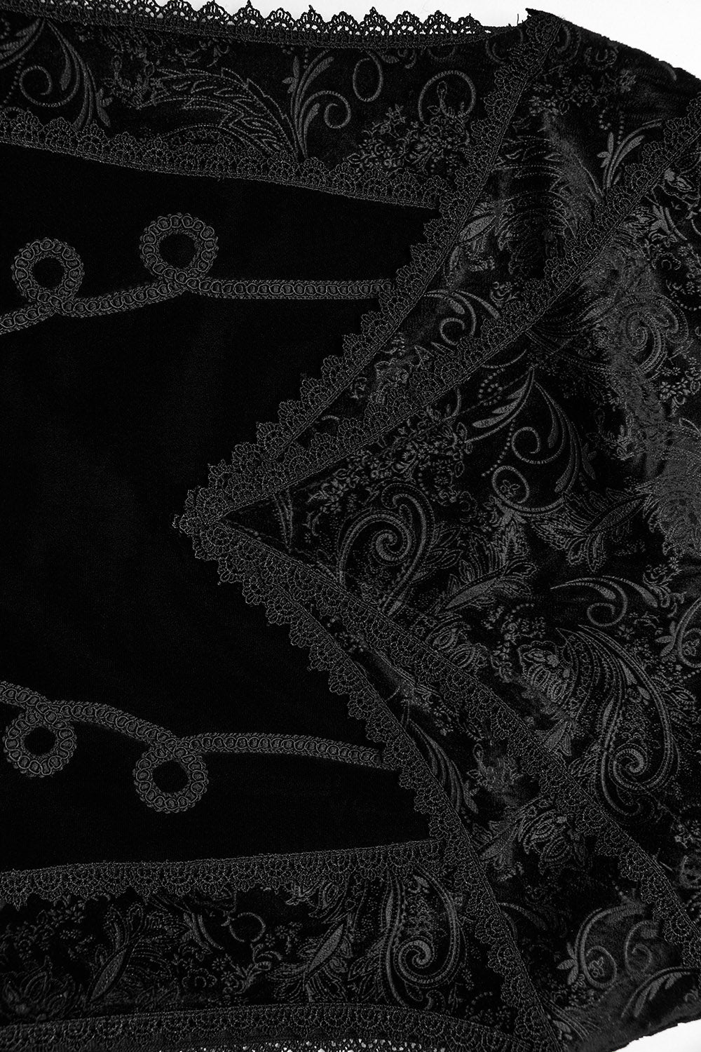 Vlad Velvet Leg Slit Skirt - Image 7