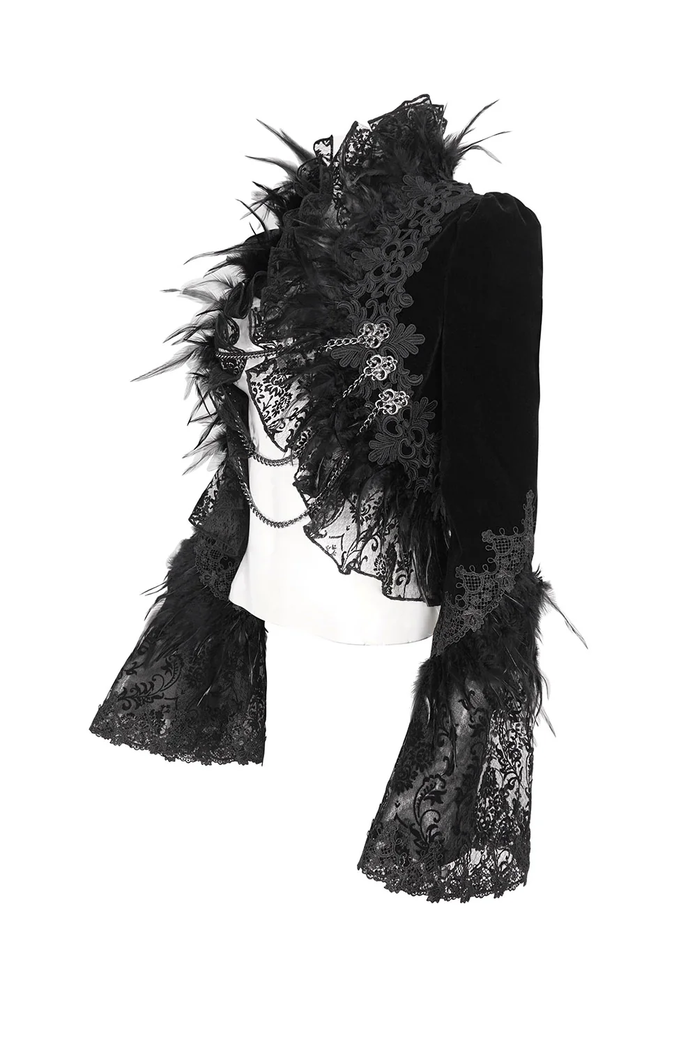 Vladimira Velvet Goth Jacket - Image 10