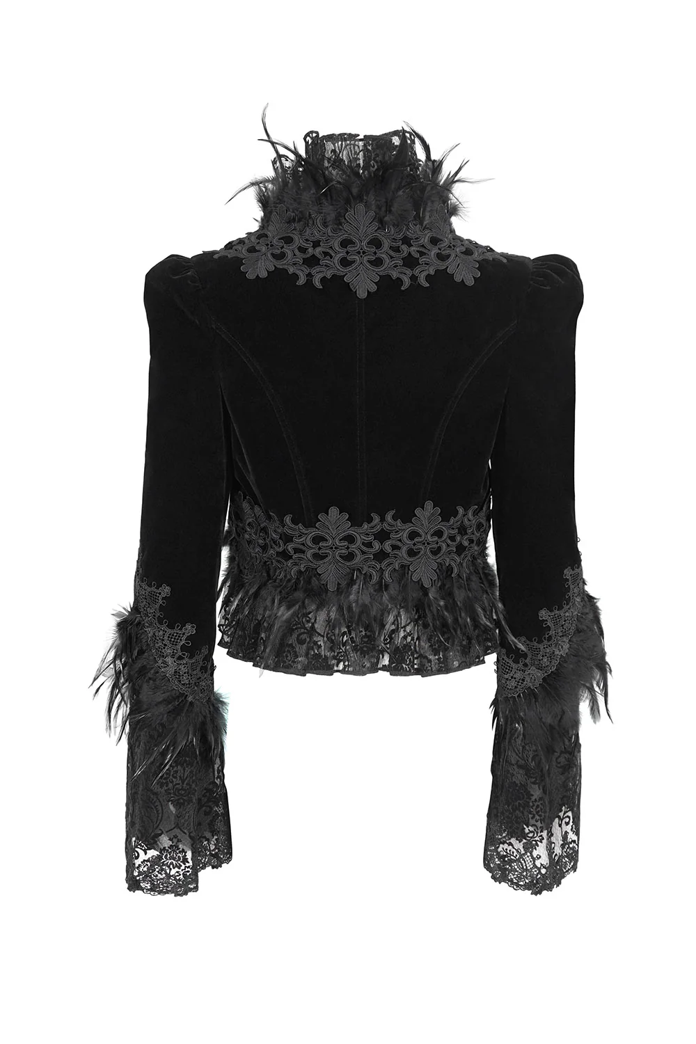 Vladimira Velvet Goth Jacket - Image 11