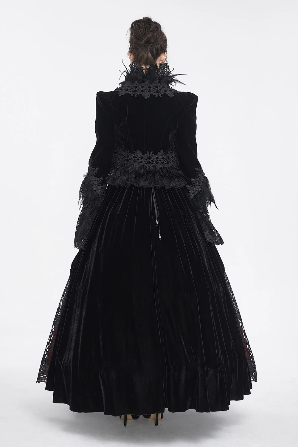 Vladimira Velvet Goth Jacket - Image 7