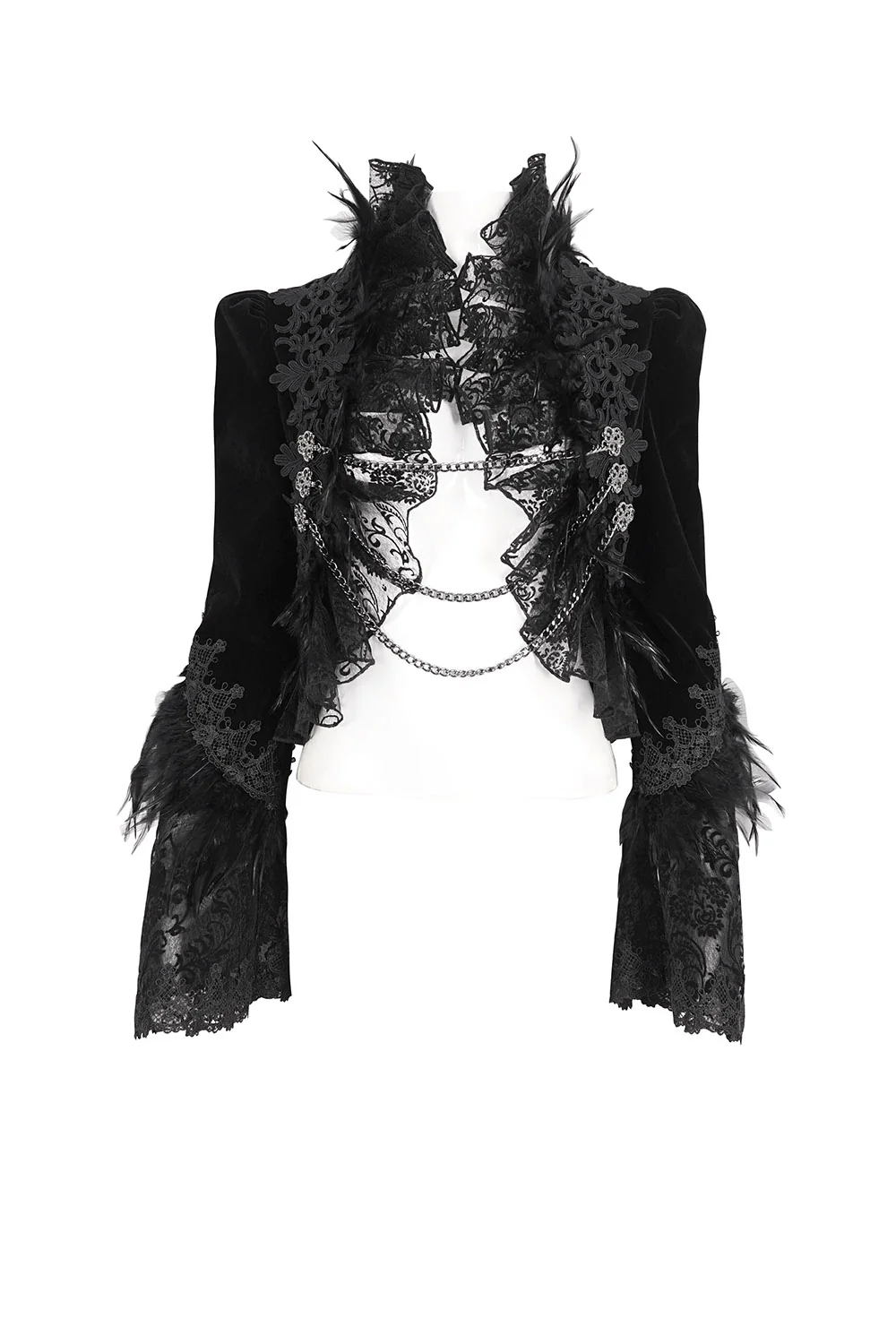 Vladimira Velvet Goth Jacket - Image 9