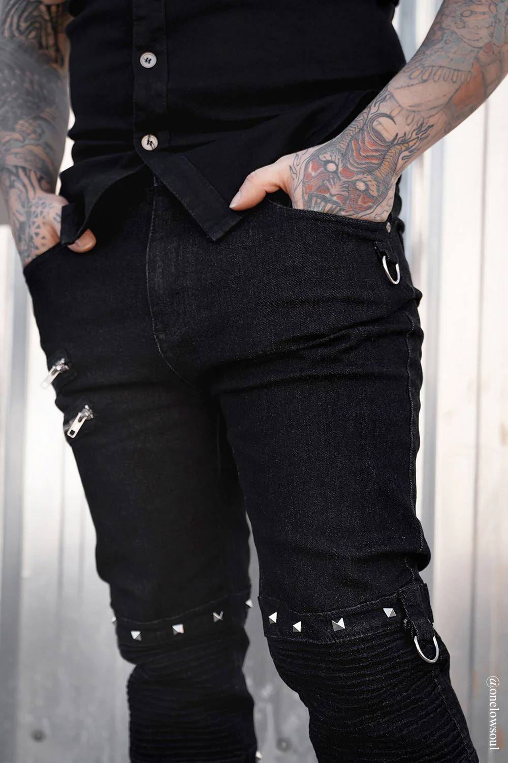 War Rig Studded Pants - Image 2