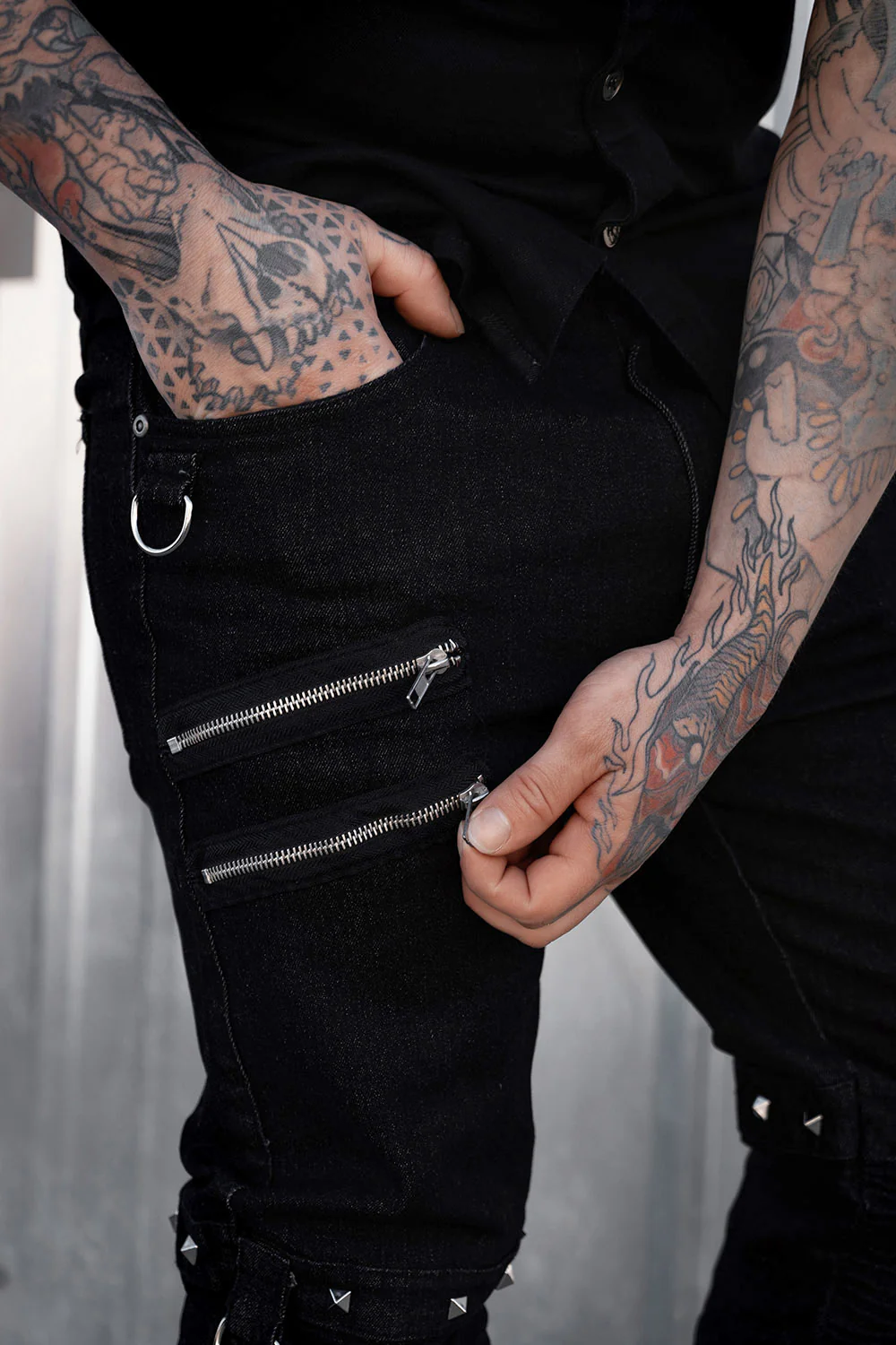 War Rig Studded Pants - Image 7