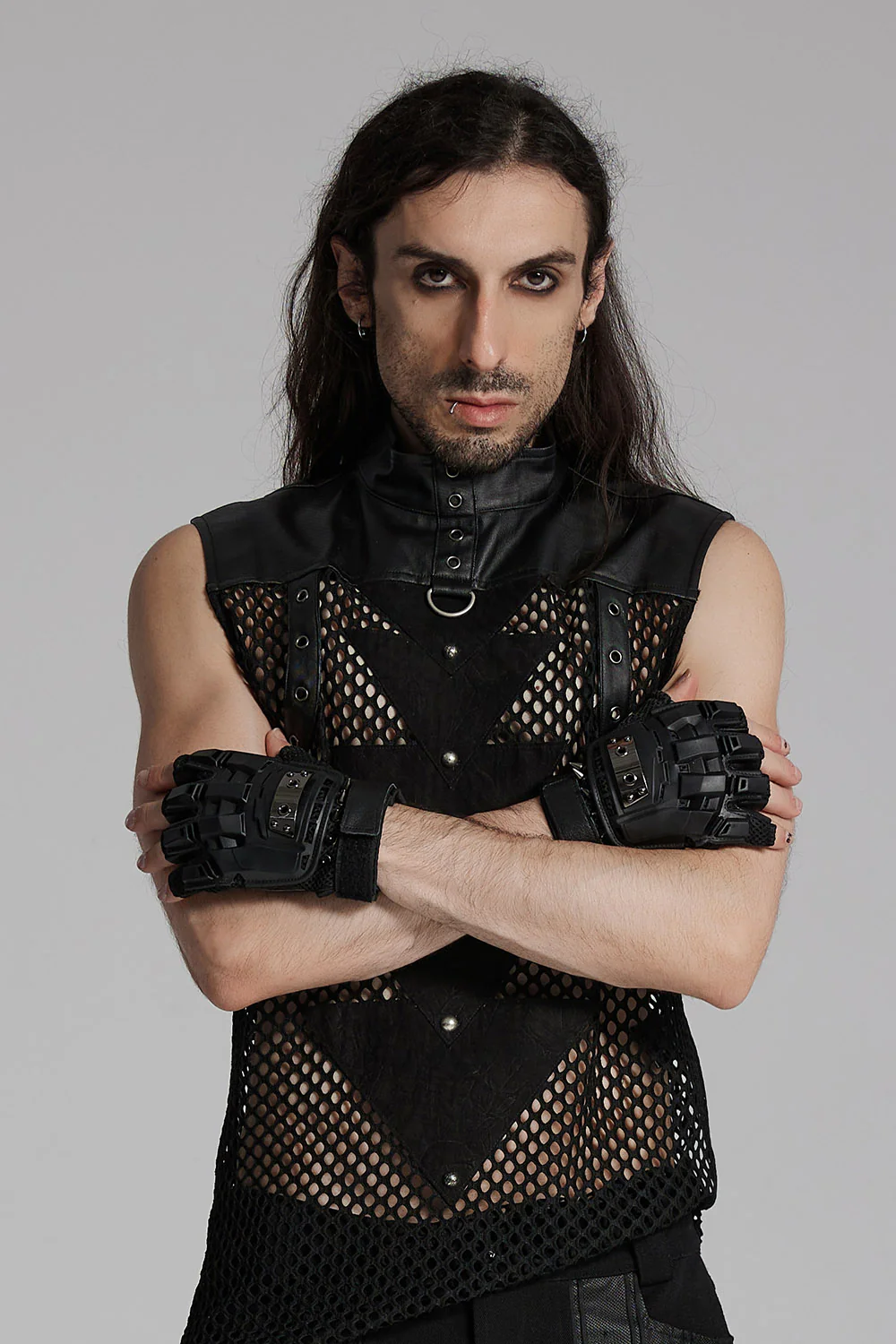 Wasteland Spiked Fingerless Gloves - Image 5