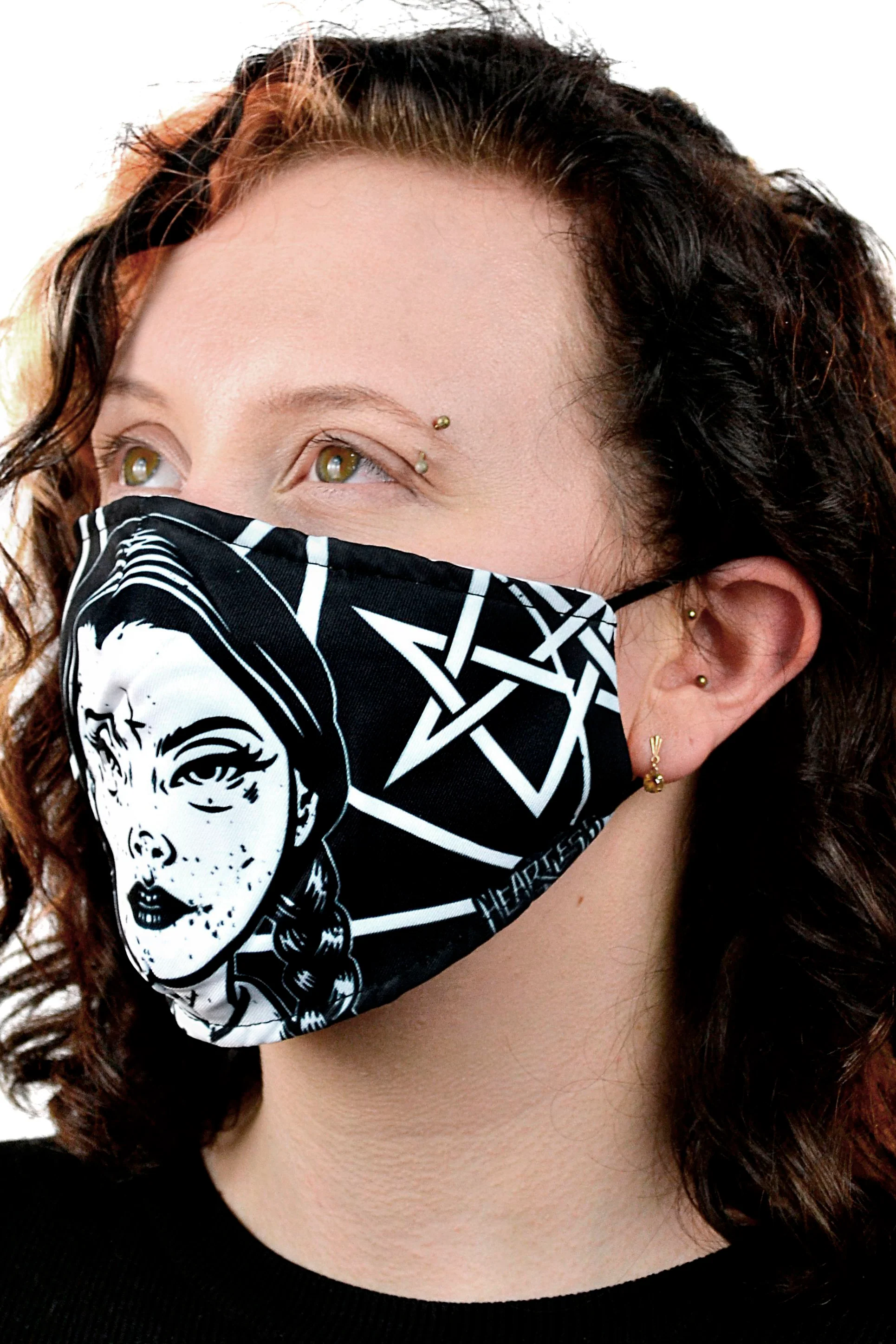 Wednesday Addams Occult Face Mask - Image 2