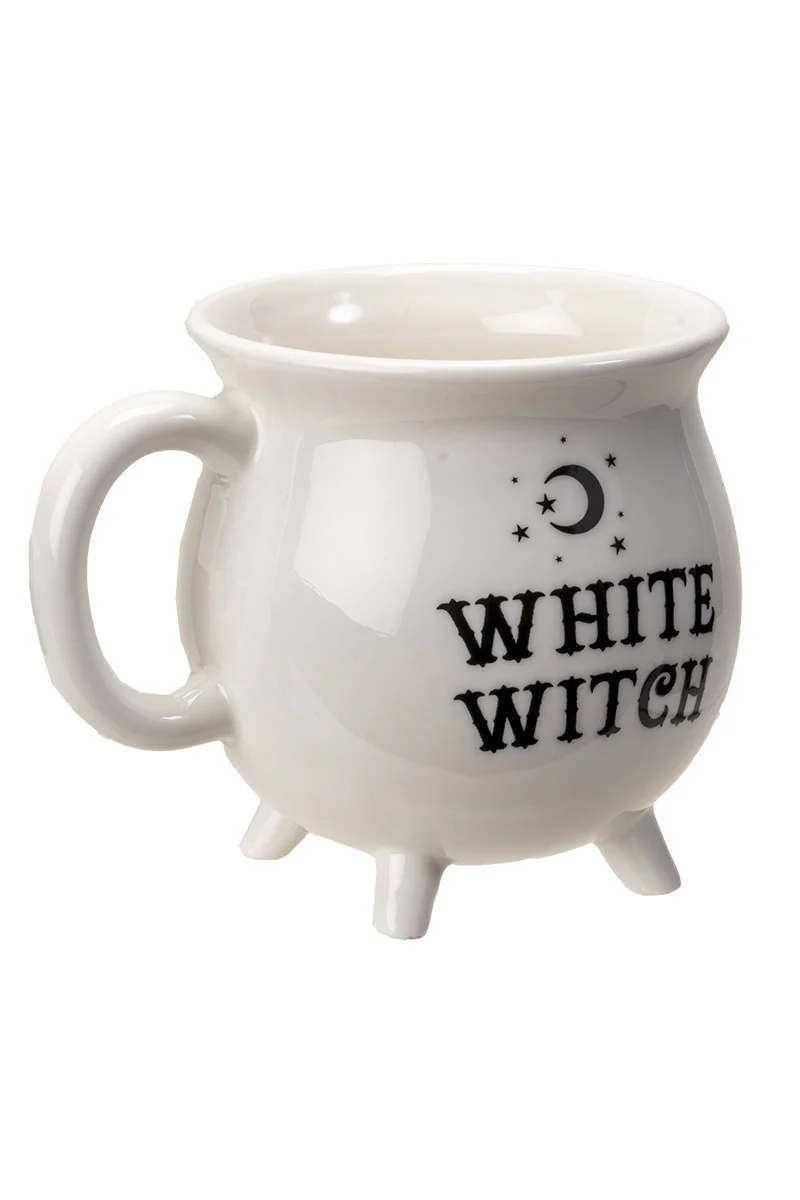 White Witch Cauldron Mug - Image 4
