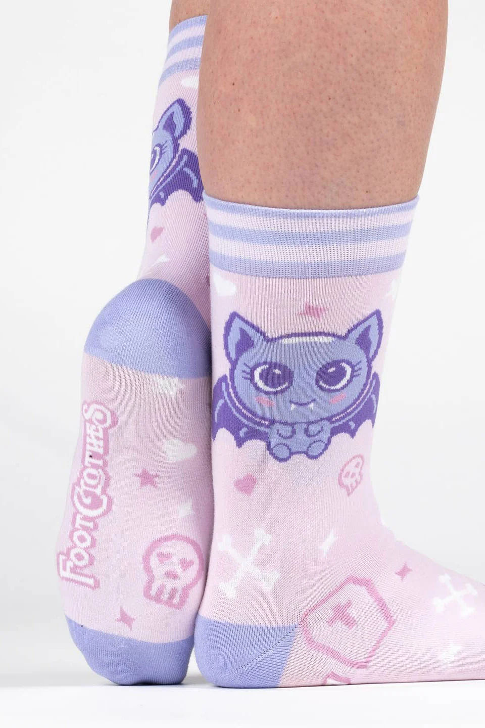 Widdle Bat Guy Crew Socks - Image 4