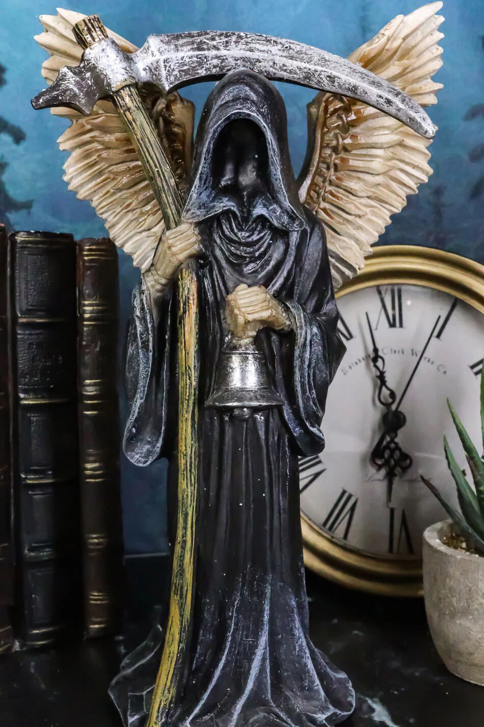 Winged Grim Reaper Statue - Image 7