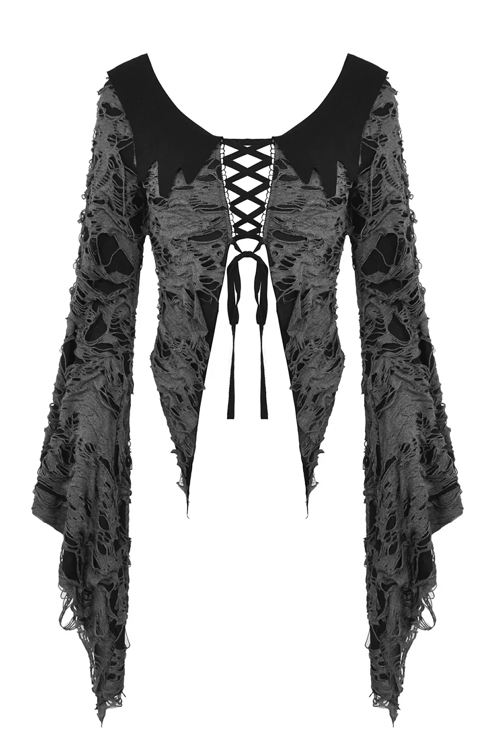 Witch Bones Tattered Top - Image 6