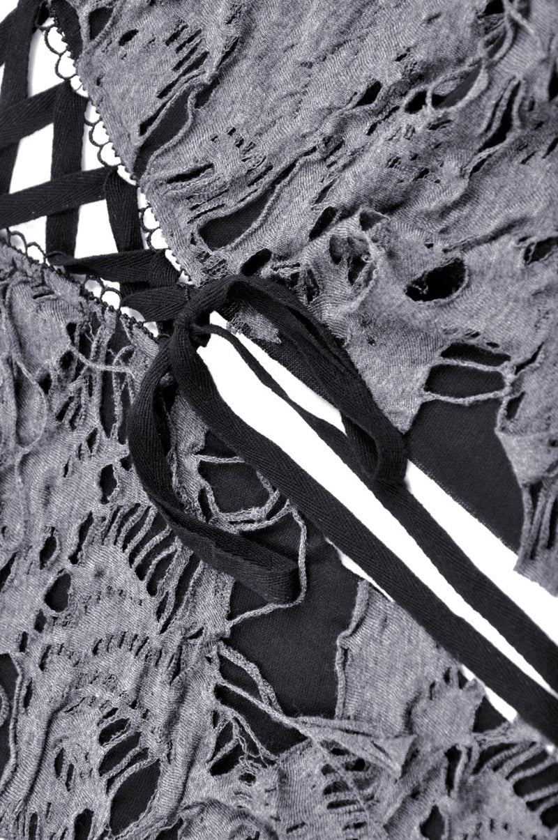 Witch Bones Tattered Top - Image 8