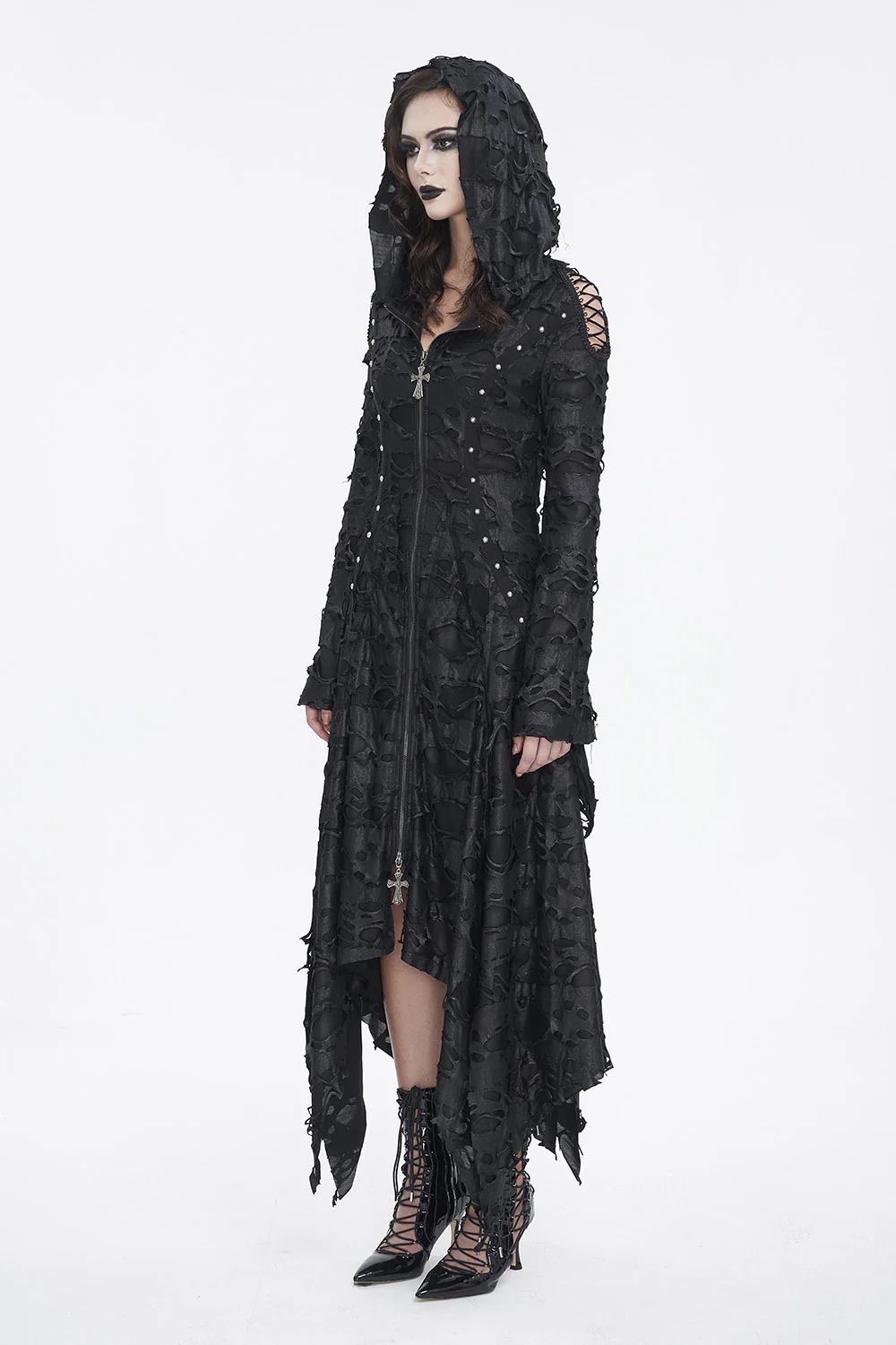 Witch Hause Hooded Dress - Image 5
