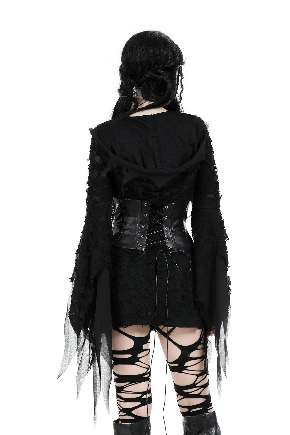 Witcher Hooded Distressed Dress - Image 4