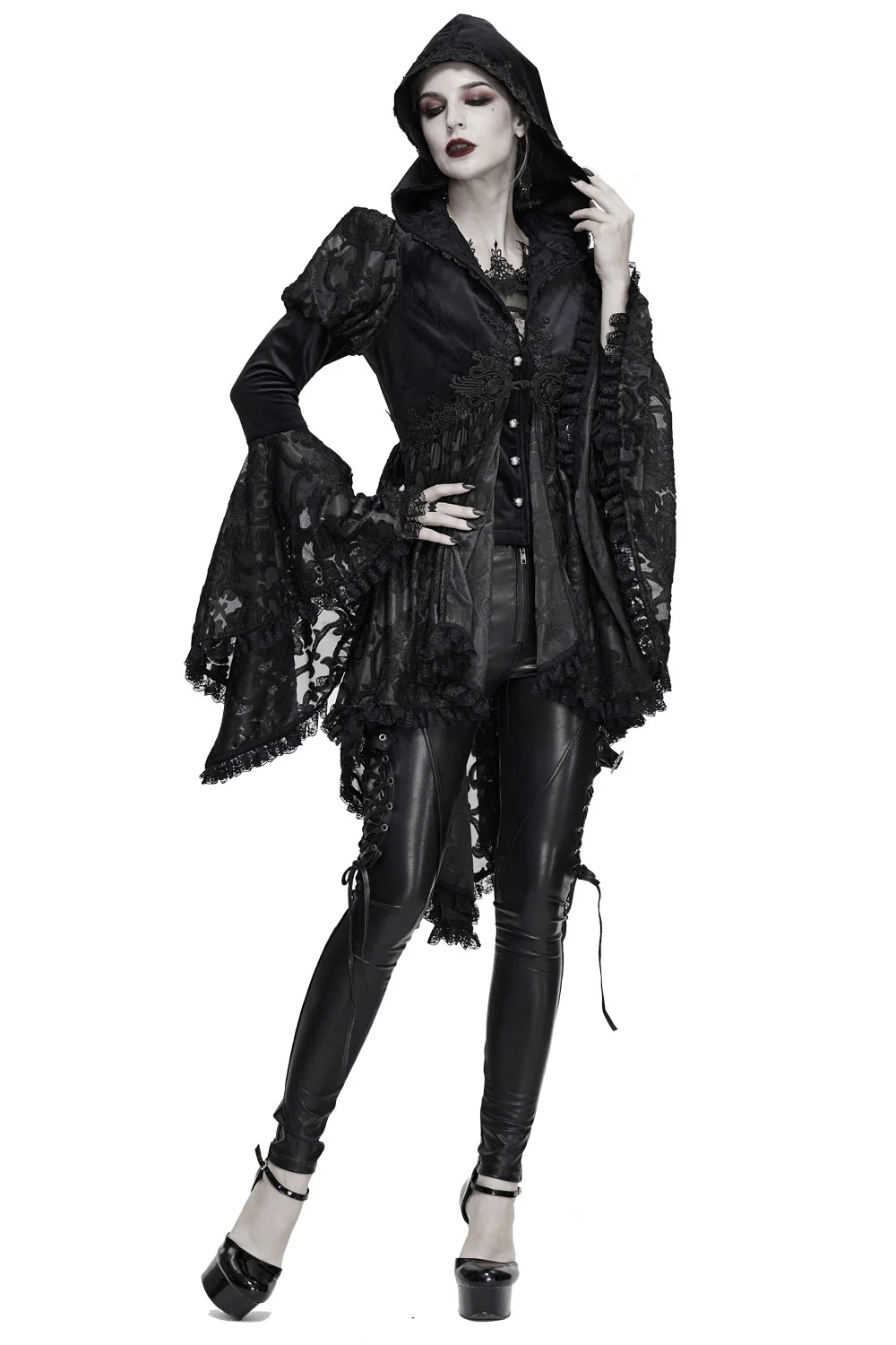 Witcheress Floral Lace Tailcoat - Image 4