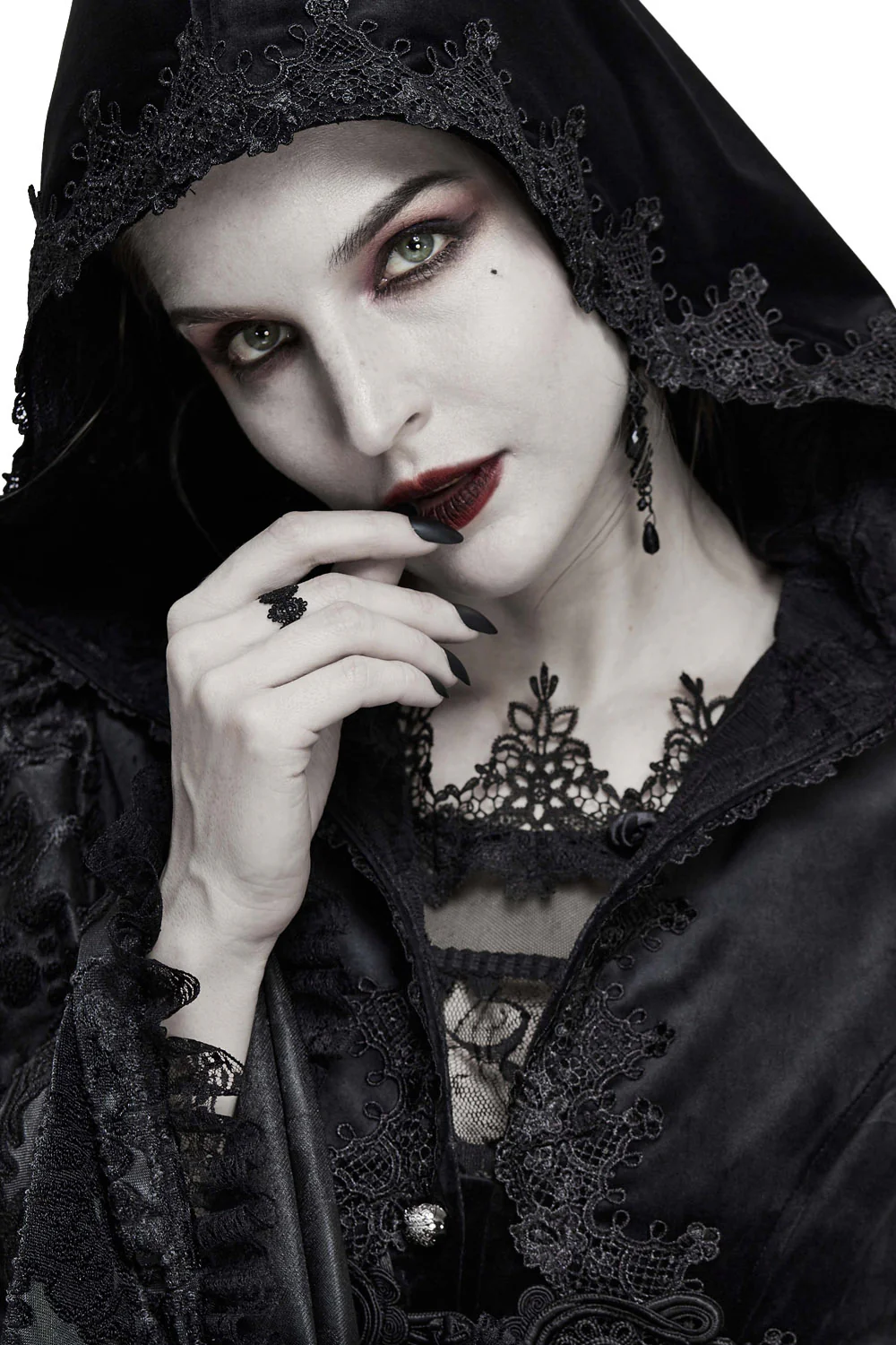 Witcheress Floral Lace Tailcoat - Image 8
