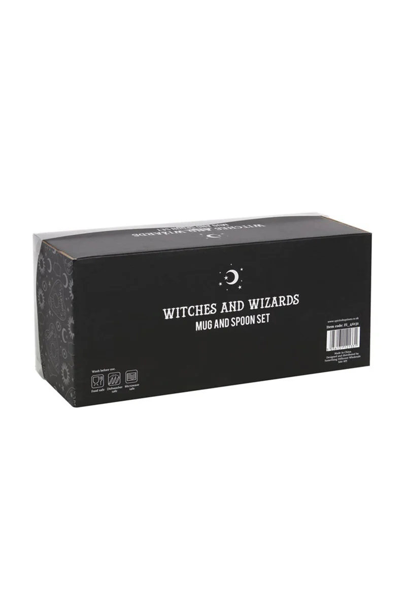 Witches & Wizard Mug and Spoon Set - Image 3