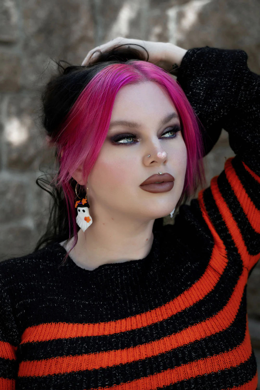 Witching Hour Ghost Earrings - Image 3
