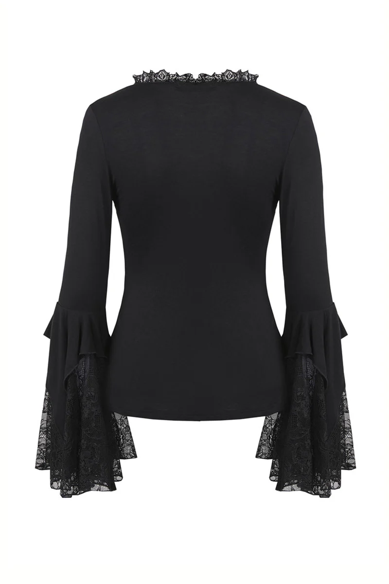 Witching Hour Lace Bell Sleeve Top - Image 12
