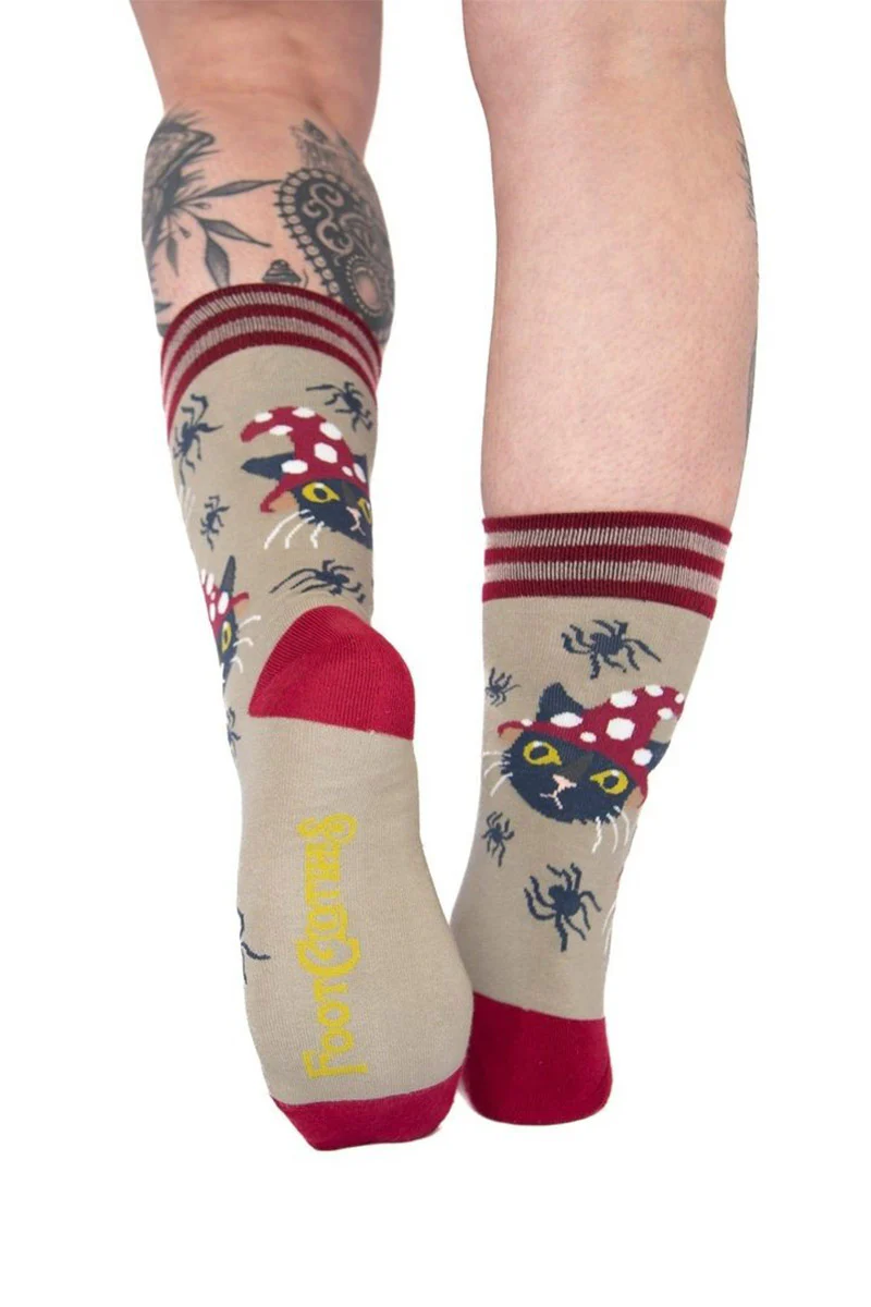 Witchy Whiskers Crew Socks - Image 7