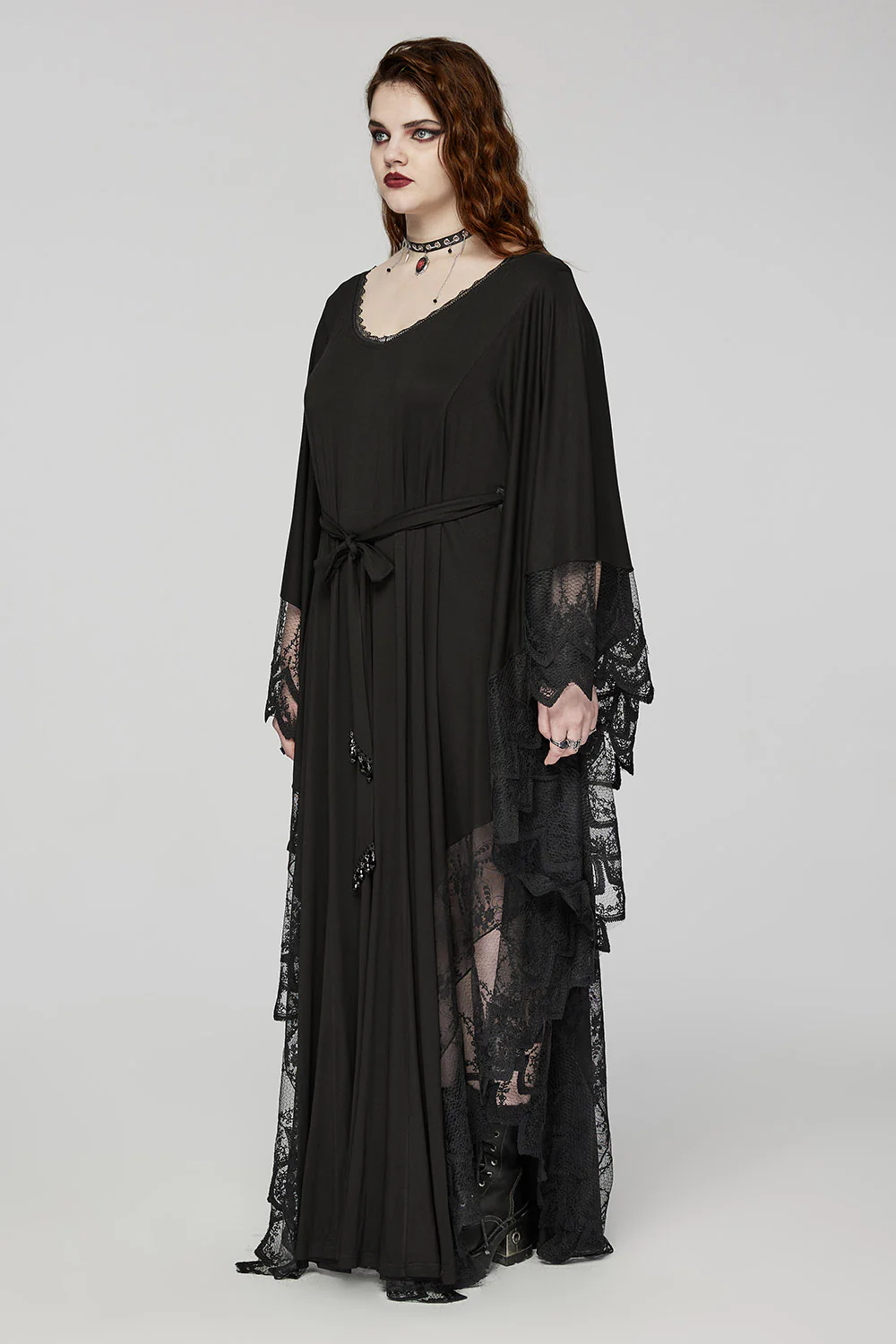 Witchy Woman Bat Sleeve Dress [Plus Size] - Image 5