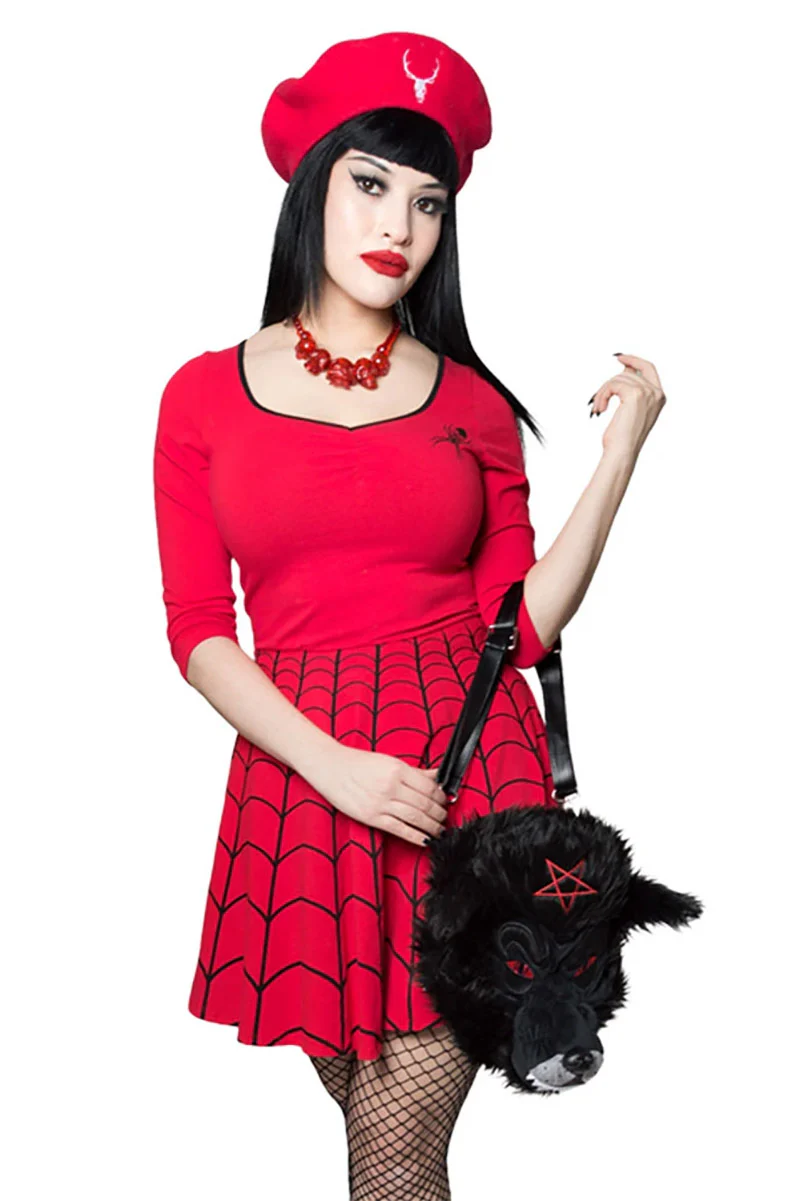 Wolfhead Plush Purse / Backpack - Image 3