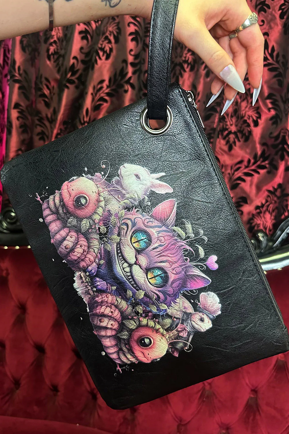 Wonderland Cheshire Cat Clutch Bag - Image 2