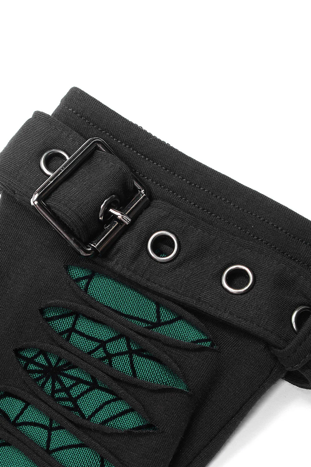 Woven Webs Emerald Armwarmers [GREEN] - Image 3
