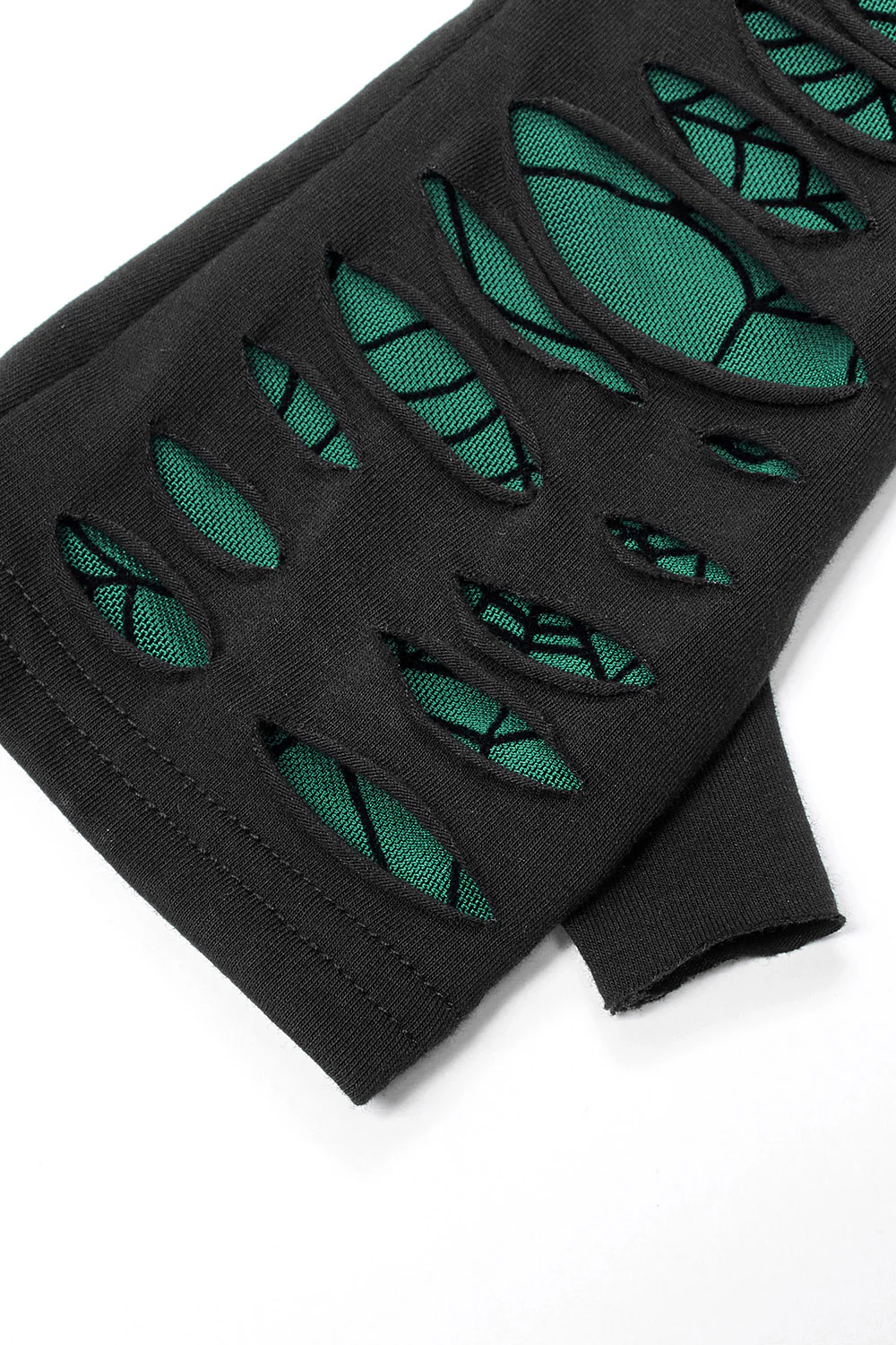 Woven Webs Emerald Armwarmers [GREEN] - Image 4