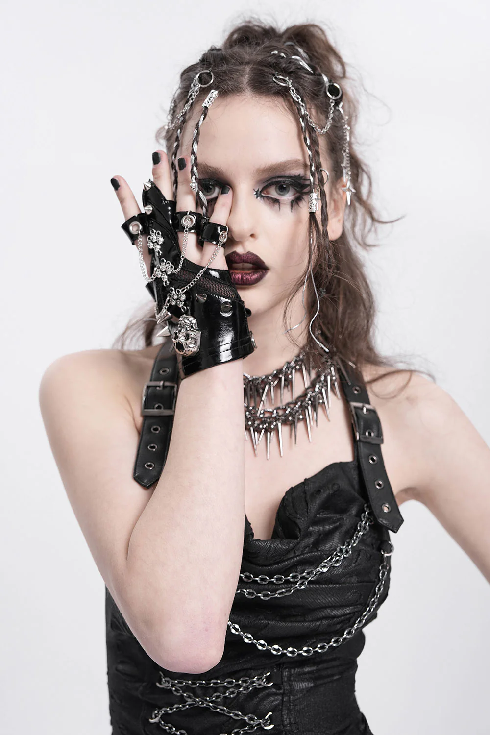 Wraith Spiked Skull Glove - Image 4