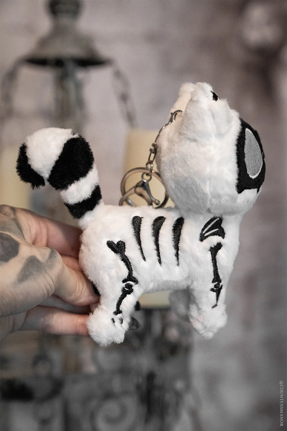 X-Ray Skelekitty Plush Keychain - Image 2