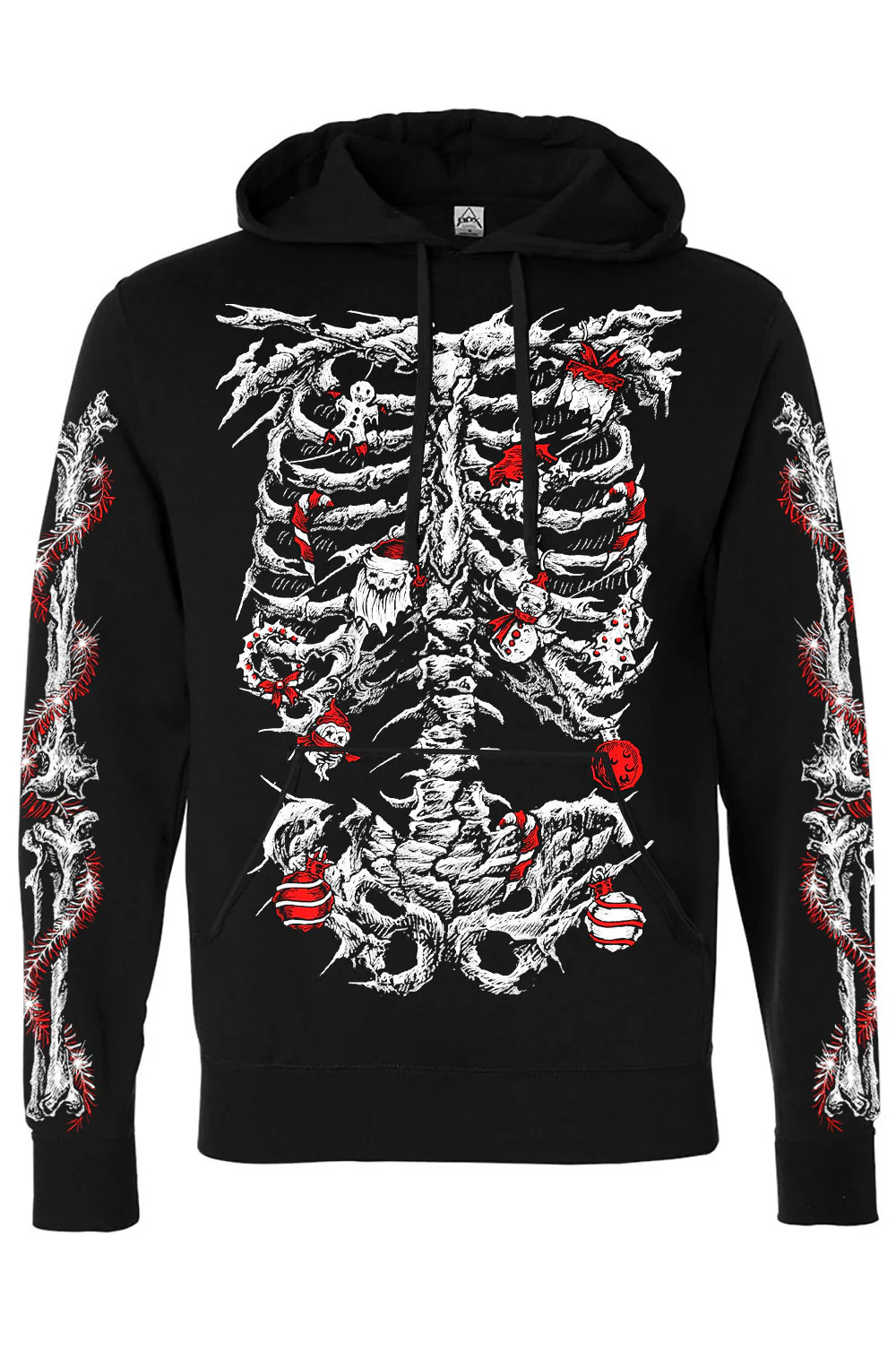 Xmas Skeleton Hoodie - Image 7