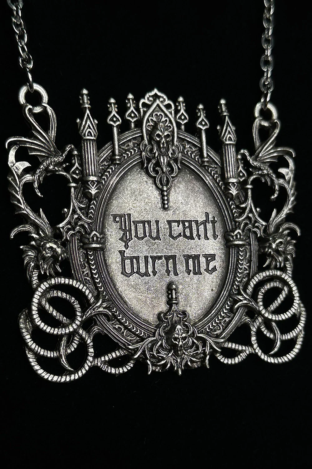 You Can't Burn Me Witch Necklace [Mother of Hades x VampireFreaks] - Image 3