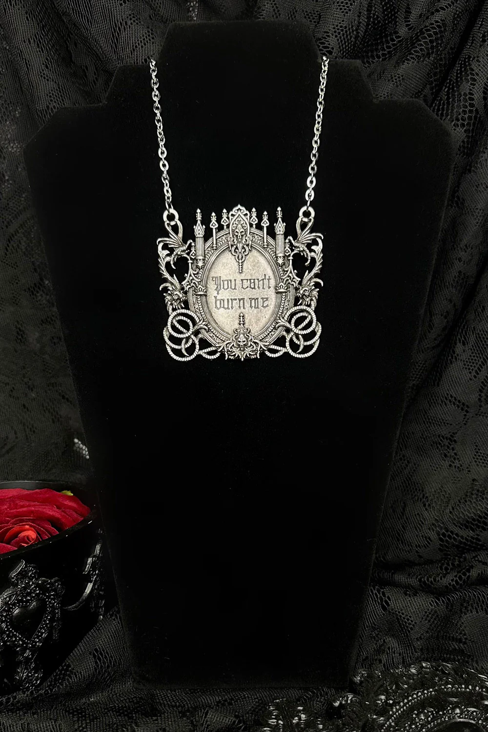 You Can't Burn Me Witch Necklace [Mother of Hades x VampireFreaks] - Image 6