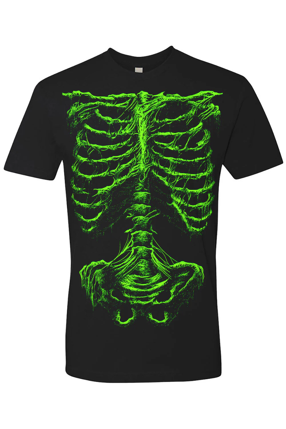 Zombie Rot Skeleton T-shirt [Monster Green] - Image 6